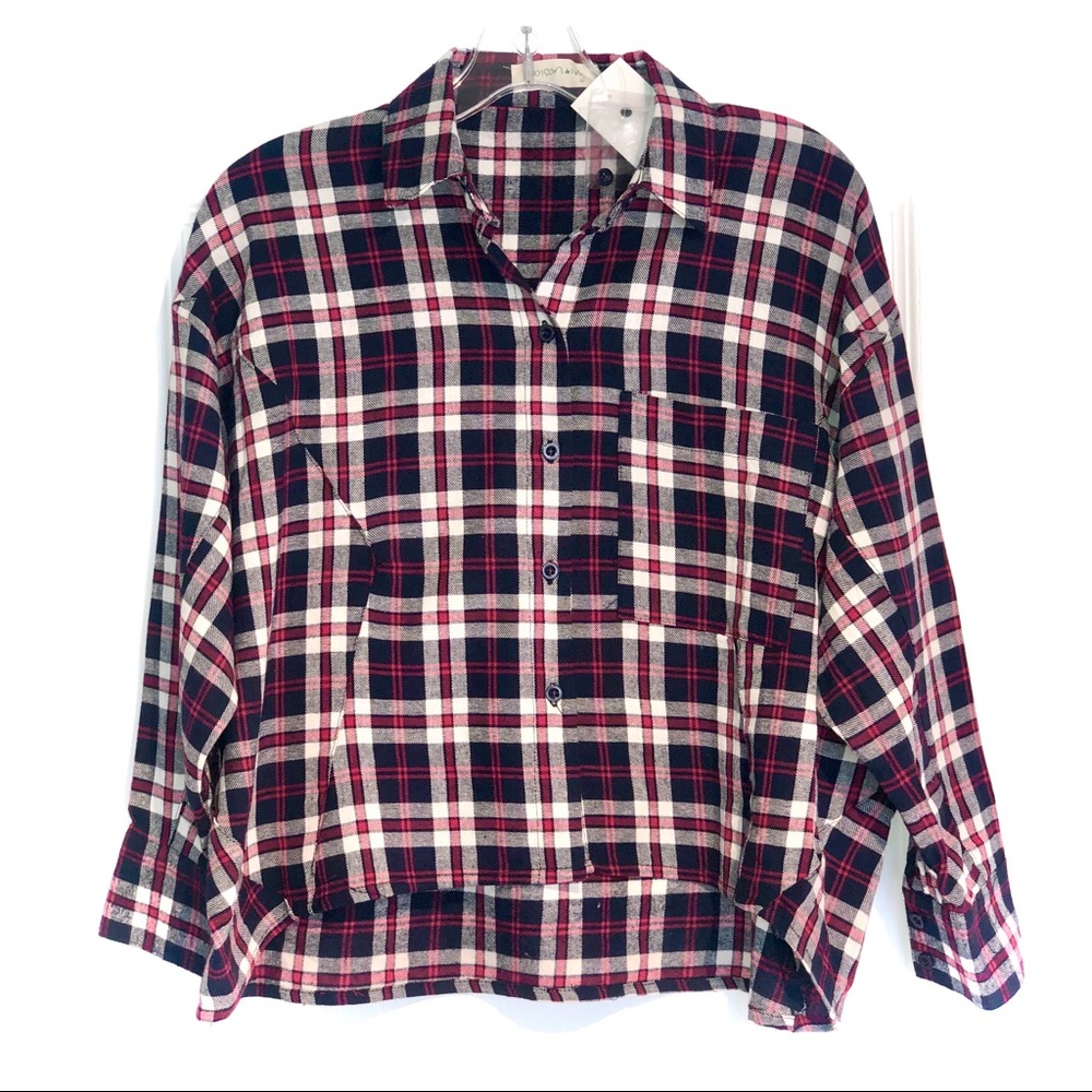 NWT - Pleaded Shirt 100% Cotton, Poison Ivy